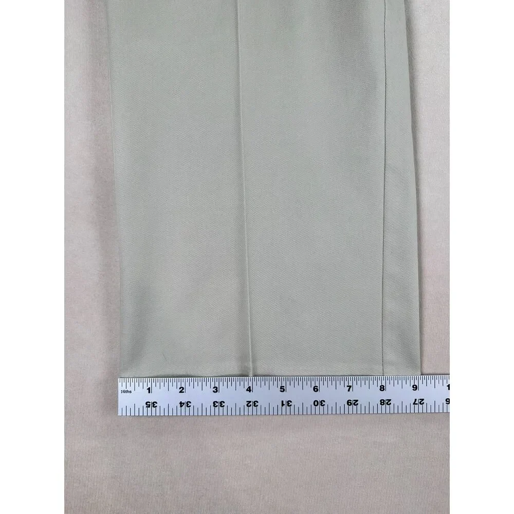 Haggar Mens 38x29 Iron Free Premium Khaki Pants Classic Fit Stretch NWT Sand